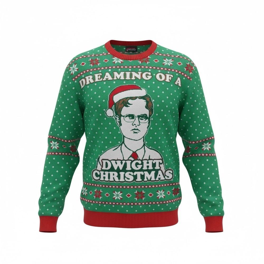the OFFICE Dreaming of a DEIGHT Christmas Ugly Sweater | Size M